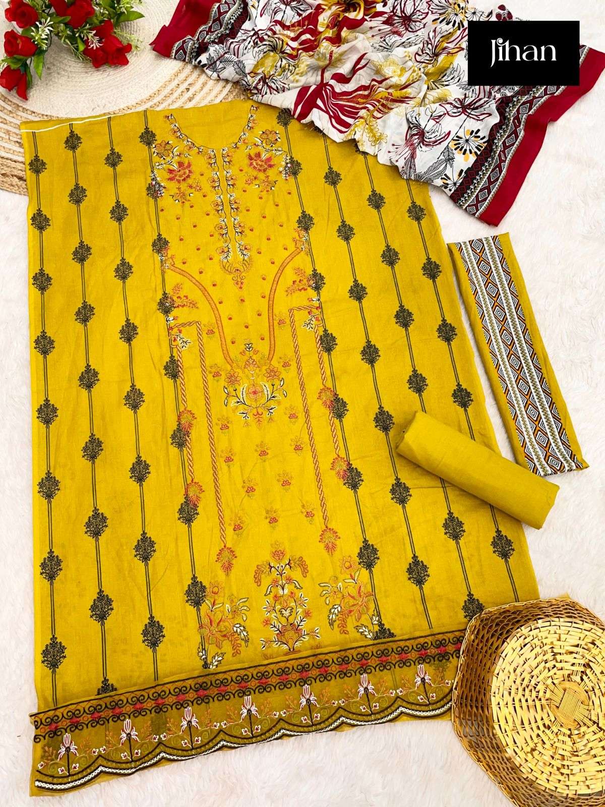 JIHAN CHEVRON LUXURY LAWN COLLECTION VOL 2