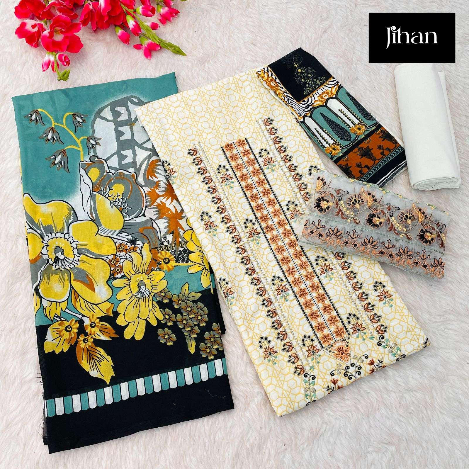 JIHAN CHEVRON LUXURY LAWN COLLECTION VOL 2