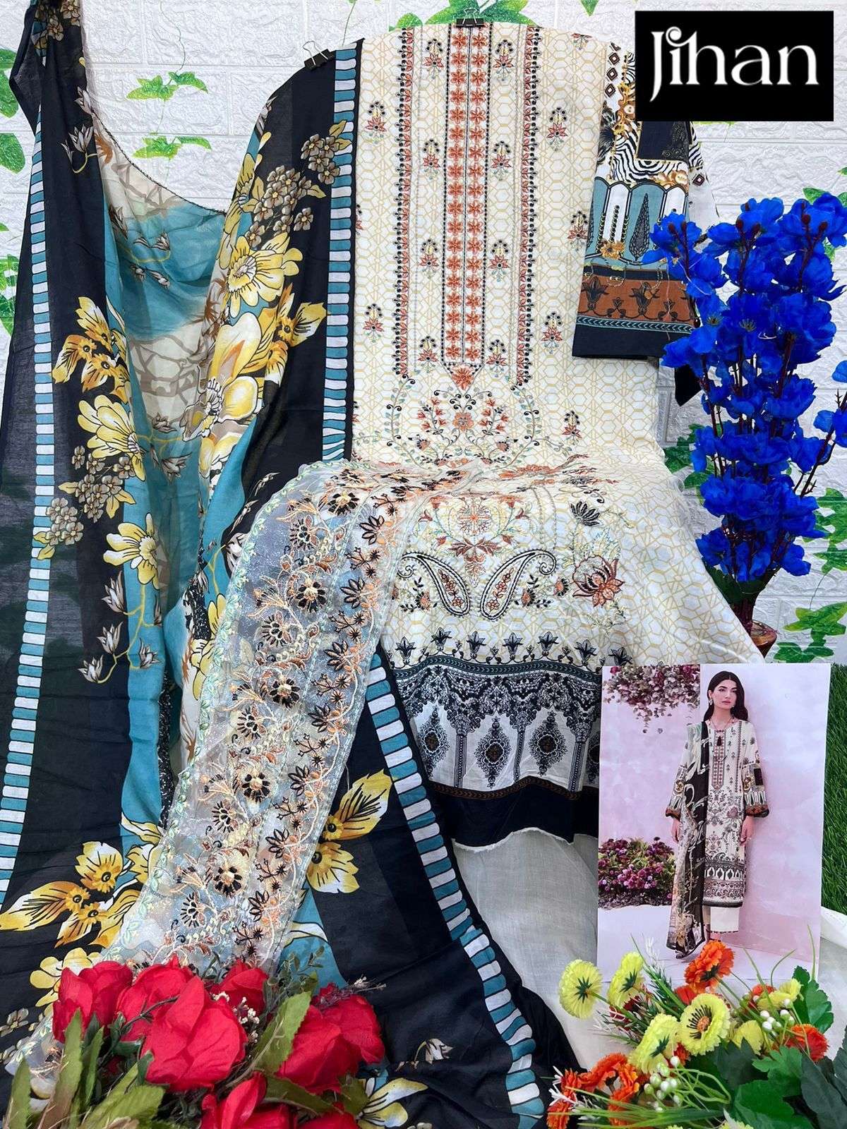 JIHAN CHEVRON LUXURY LAWN COLLECTION VOL 2