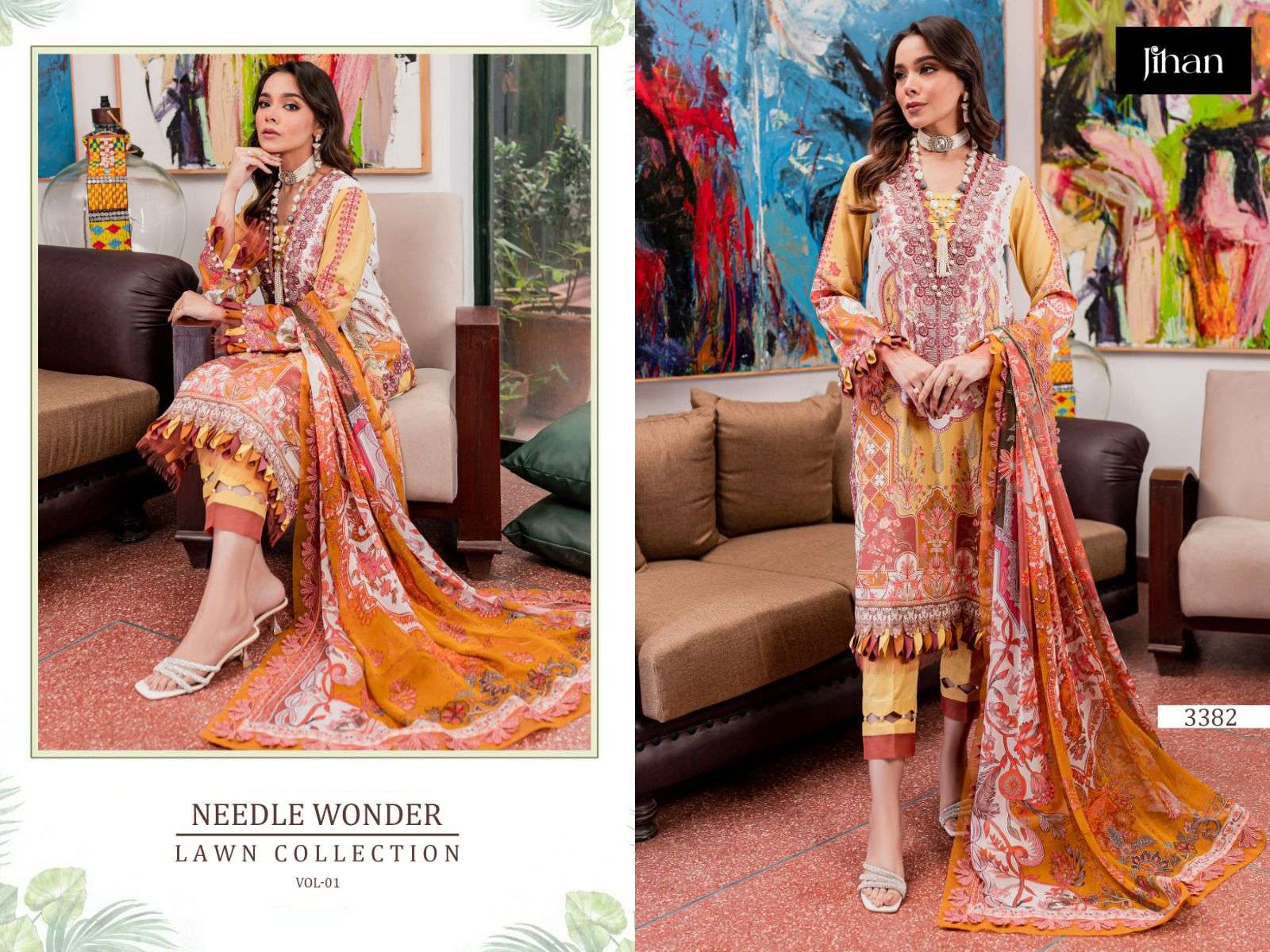 JIHAN NEEDLE WONDER LAWN COLLECTION VOL 1