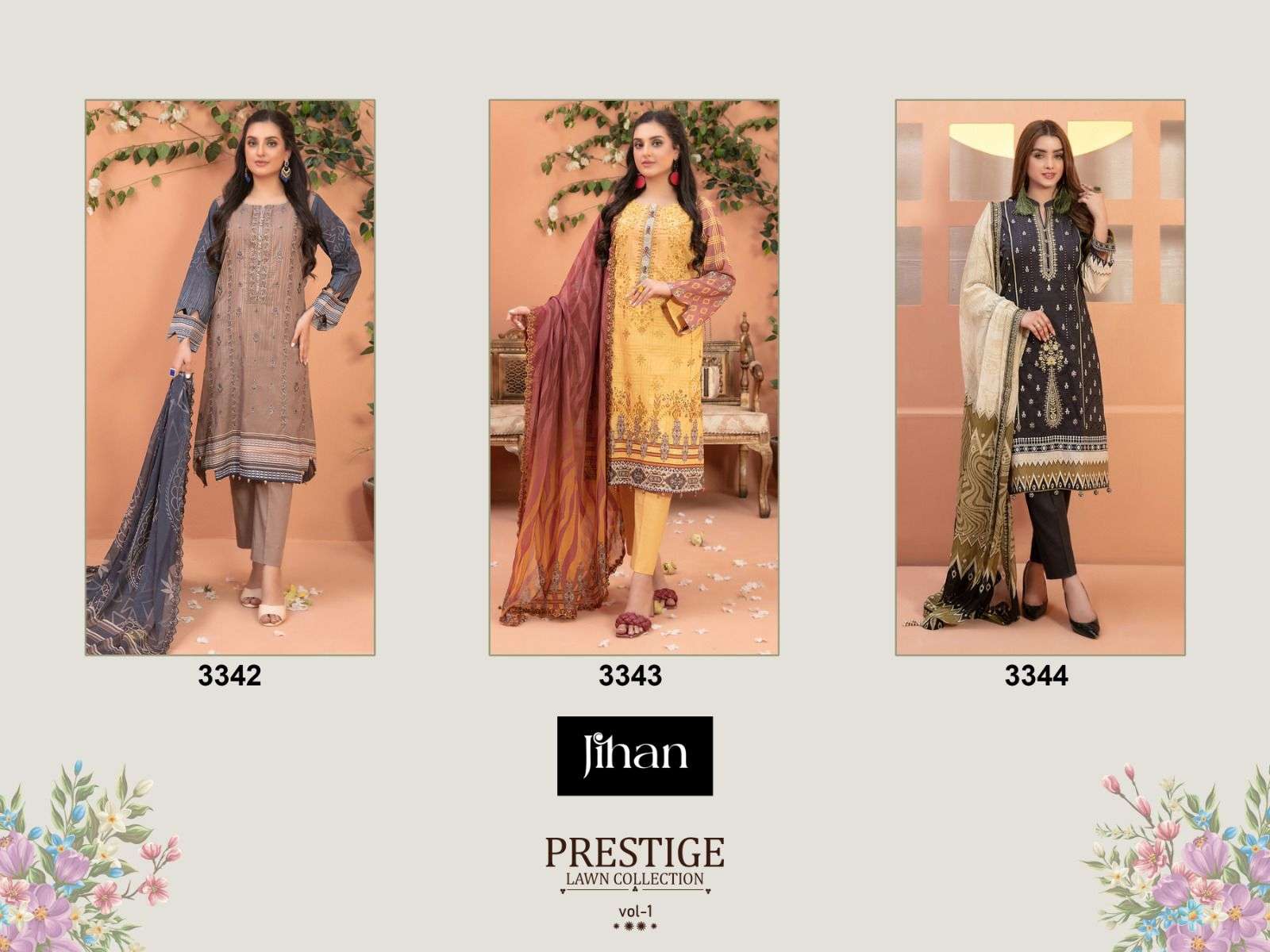 JIHAN PRESTIGE LAWN COLLECTION VOL 1 