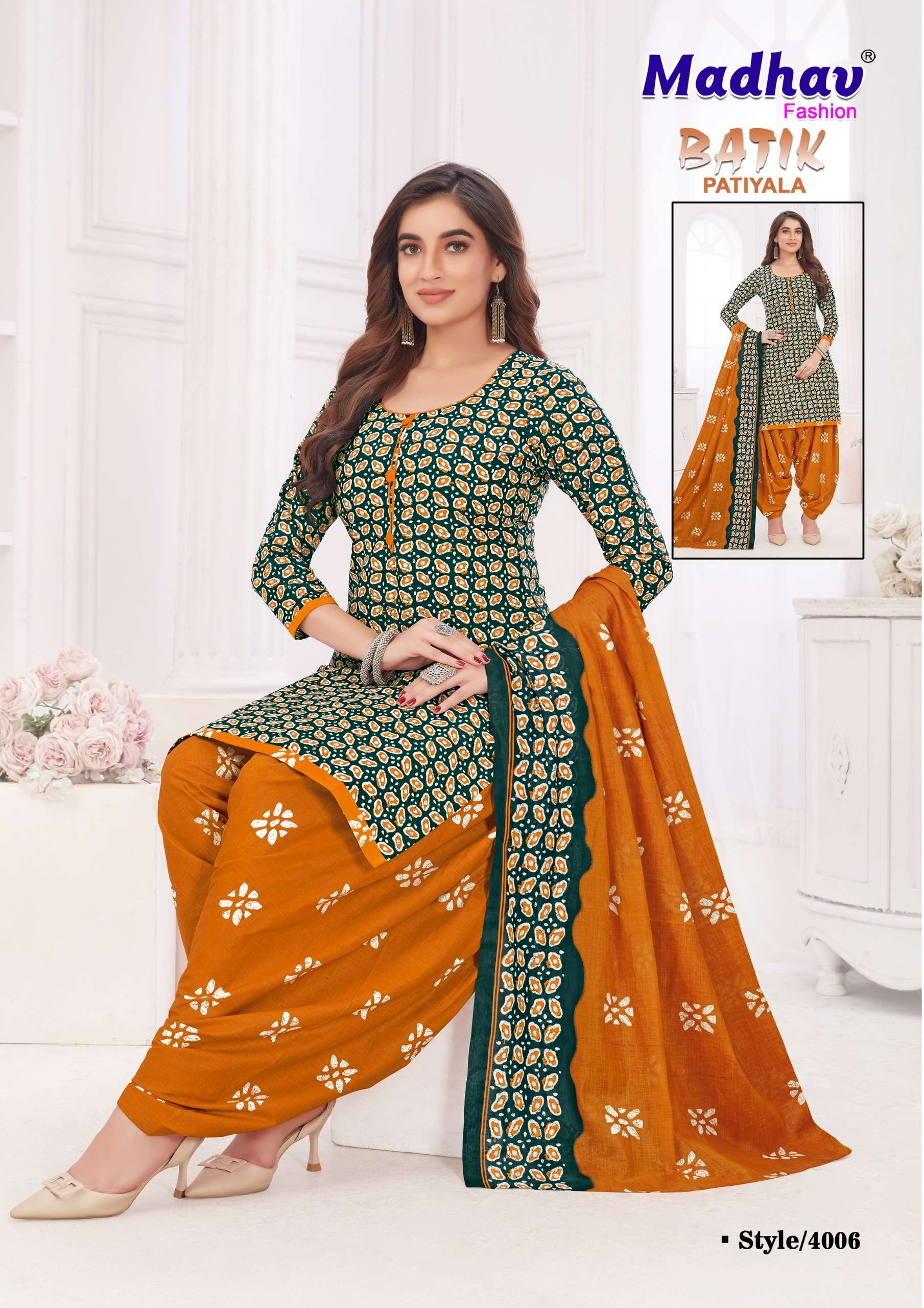 MADHAV FASHION BATIK PATIYALA VOL 4