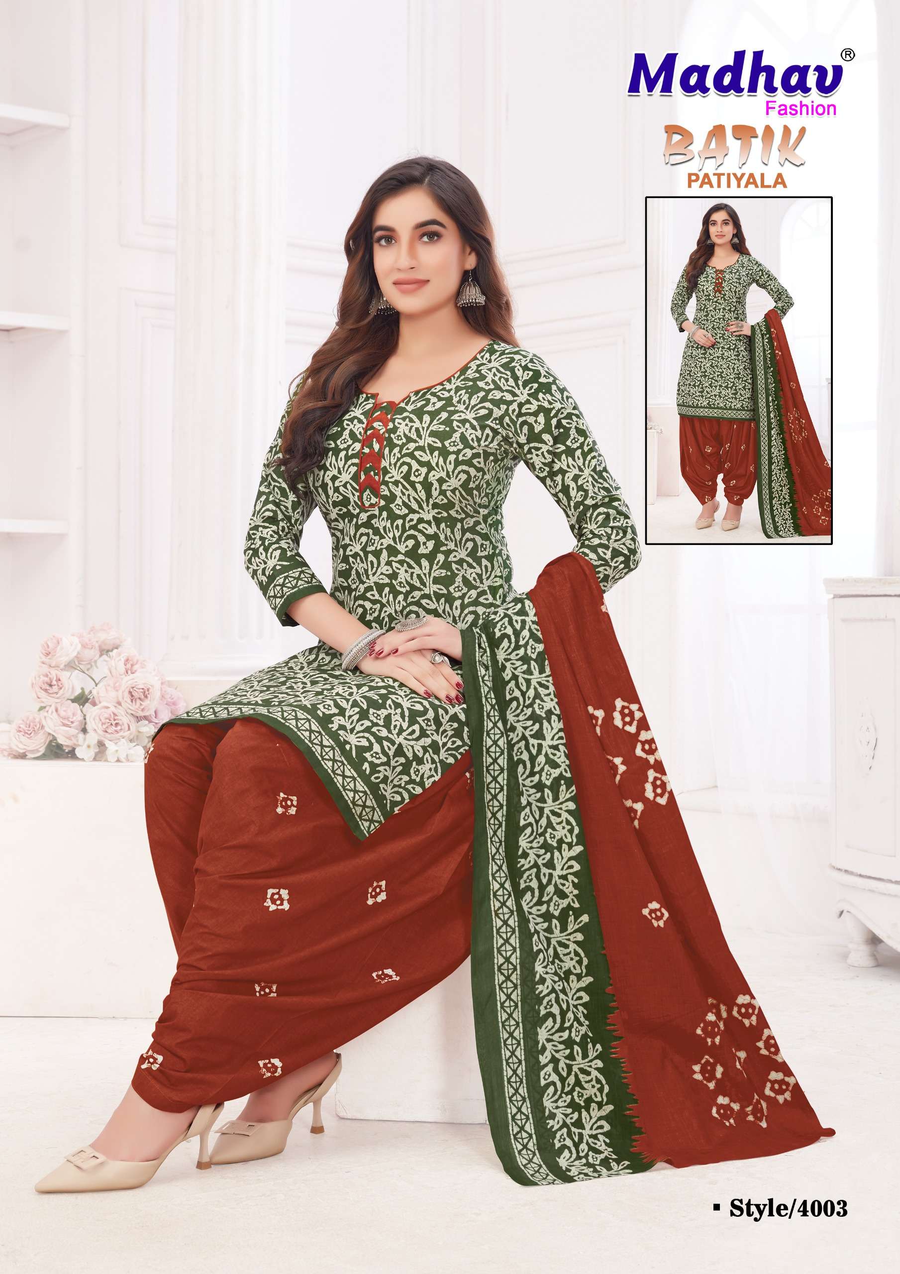 MADHAV FASHION BATIK PATIYALA VOL 4