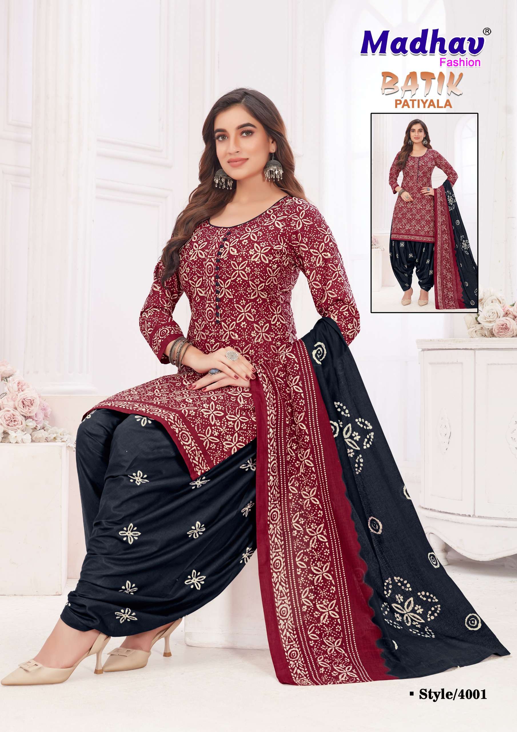 MADHAV FASHION BATIK PATIYALA VOL 4