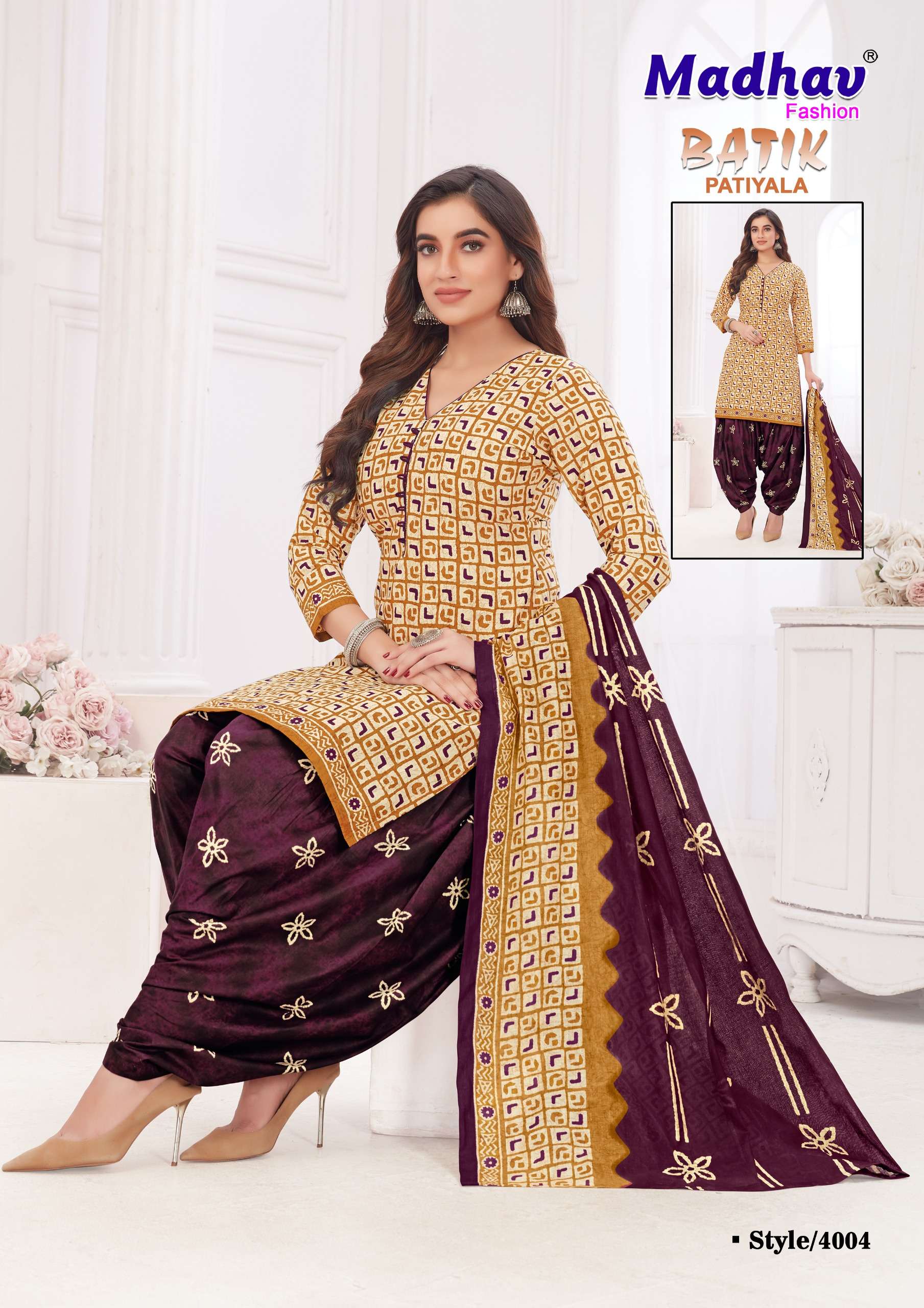 MADHAV FASHION BATIK PATIYALA VOL 4