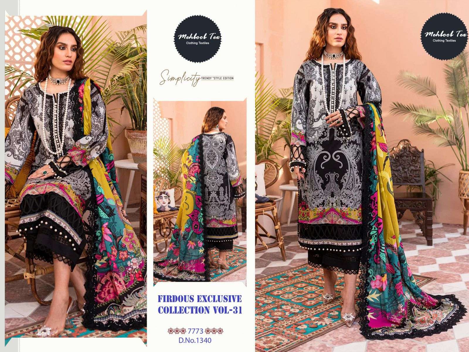 MEHBOOB TEX  FIRDOUS EXCLUSIVE COLLECTION VOL 31