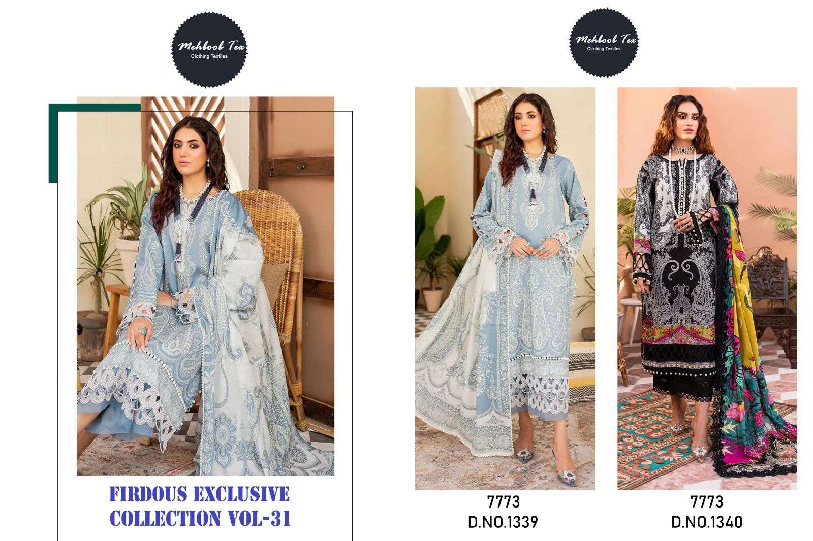 MEHBOOB TEX  FIRDOUS EXCLUSIVE COLLECTION VOL 31
