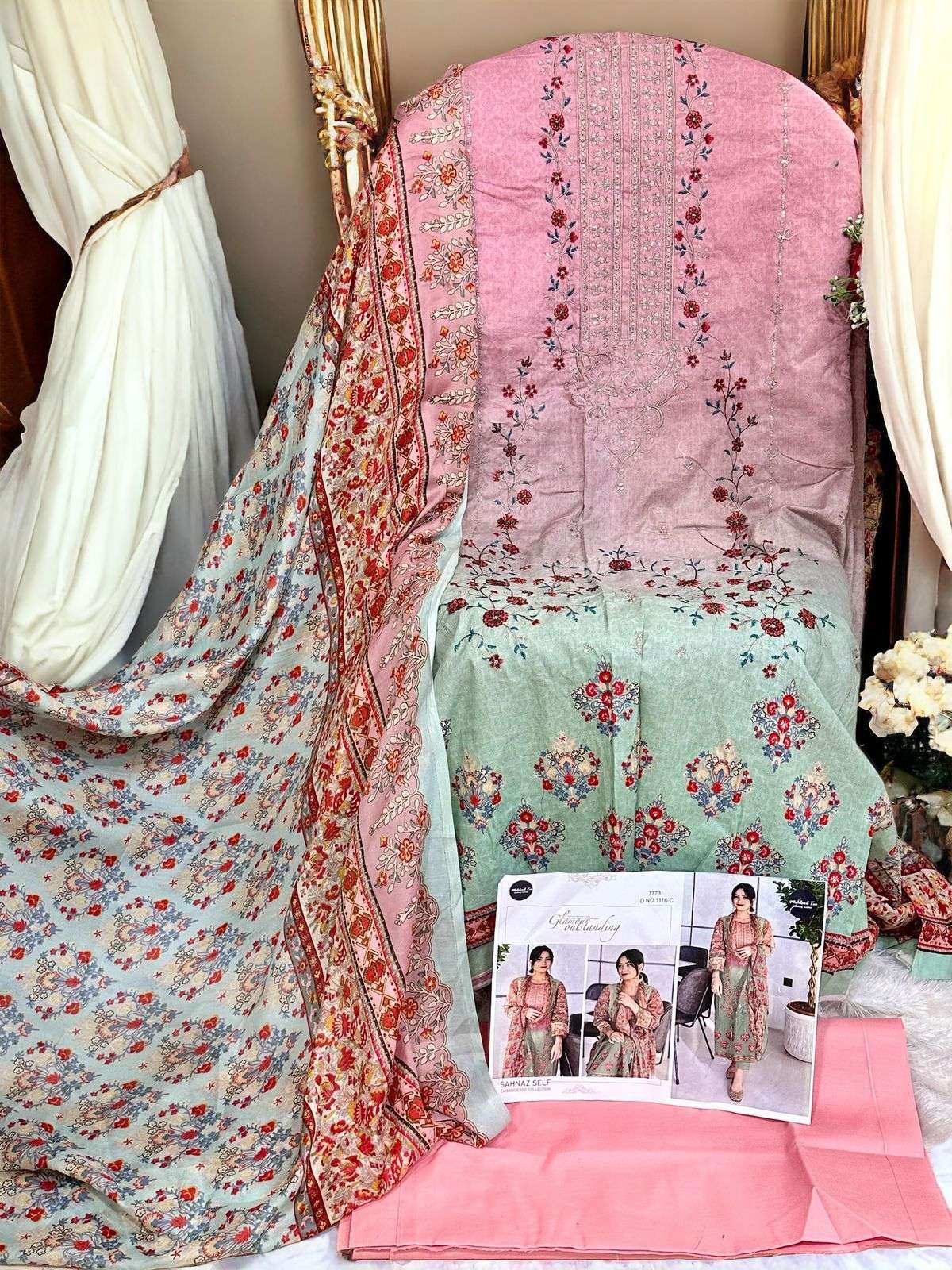 MEHBOOB TEX SAHNAZ SELF EMBROIDERED COLLECTION 