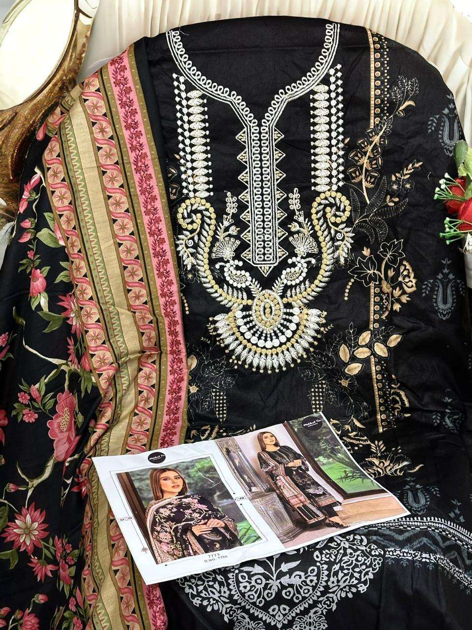 MEHBOOB TEX SAHNAZ SELF EMBROIDERED COLLECTION VOL 3