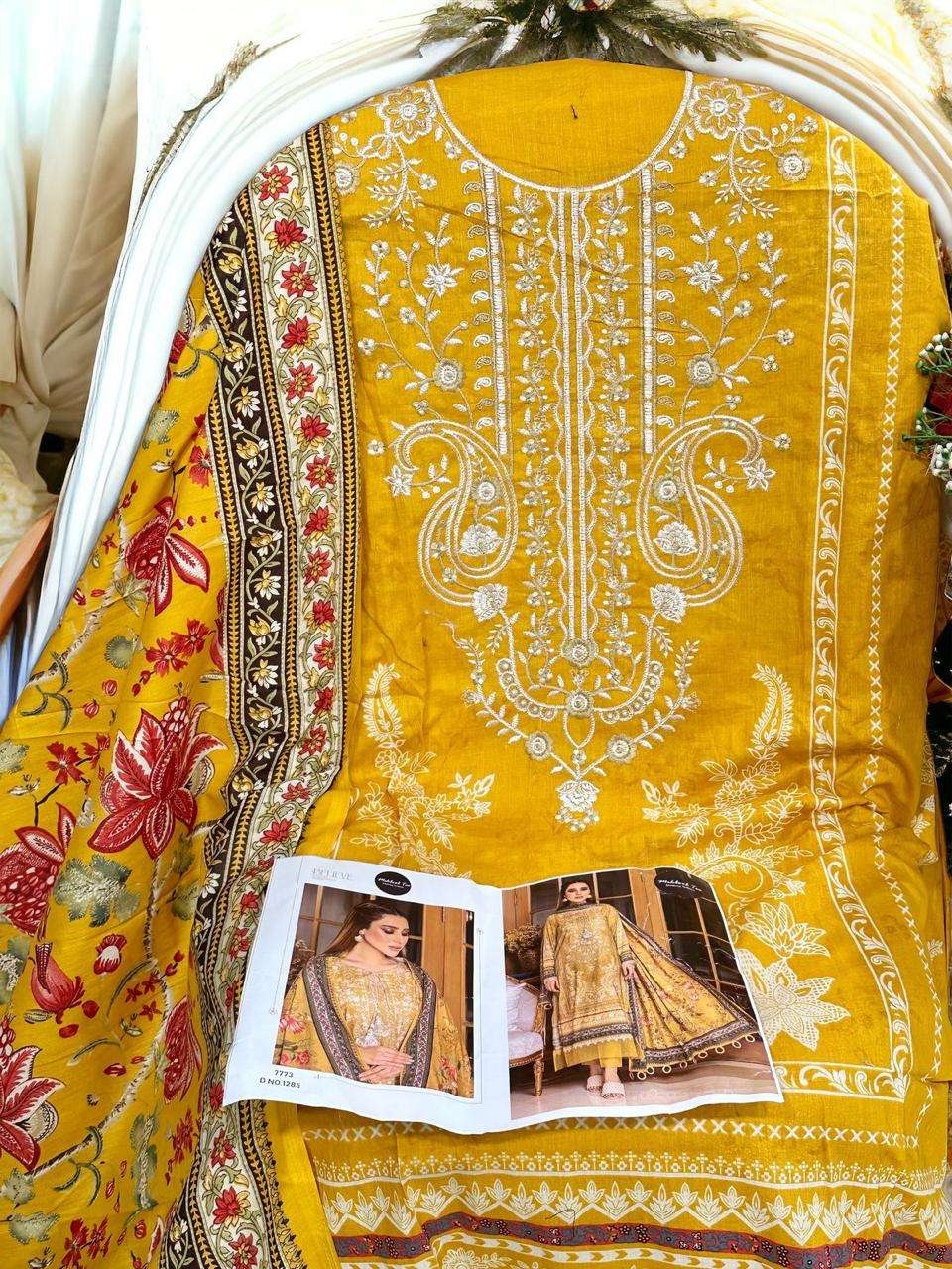 MEHBOOB TEX SAHNAZ SELF EMBROIDERED COLLECTION VOL 3