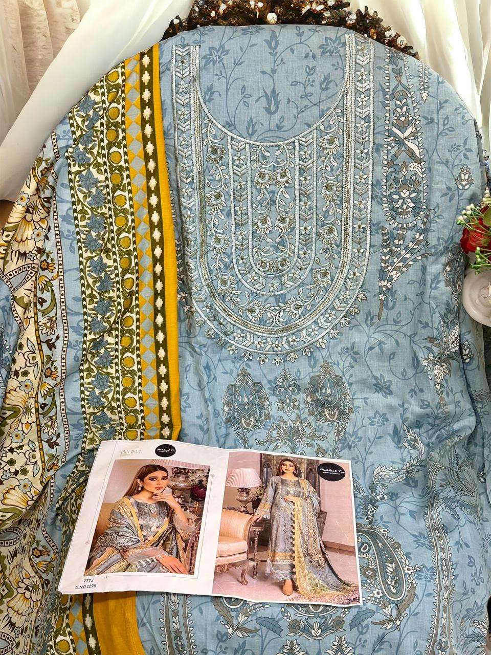MEHBOOB TEX SAHNAZ SELF EMBROIDERED COLLECTION VOL 3