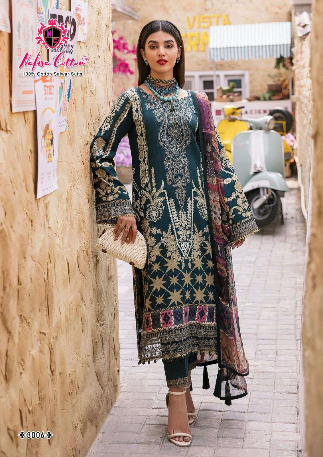 NAFISA COTTON MAHERA KARACHI SUITS VOL 3