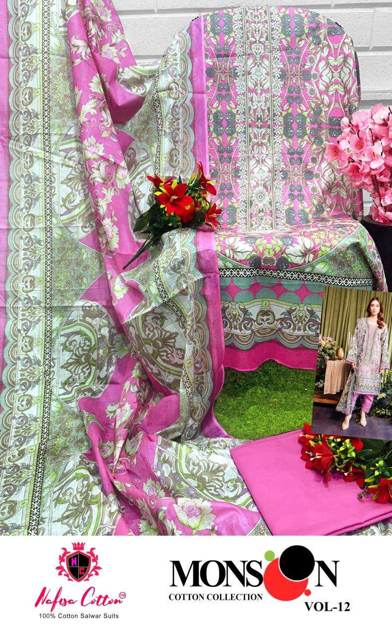 NAFISA COTTON MONSOON COTTON COLLECTION VOL 12 