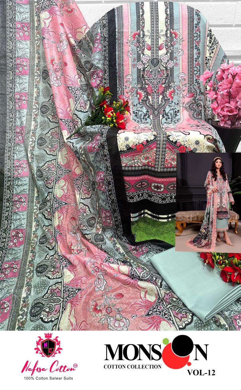 NAFISA COTTON MONSOON COTTON COLLECTION VOL 12 