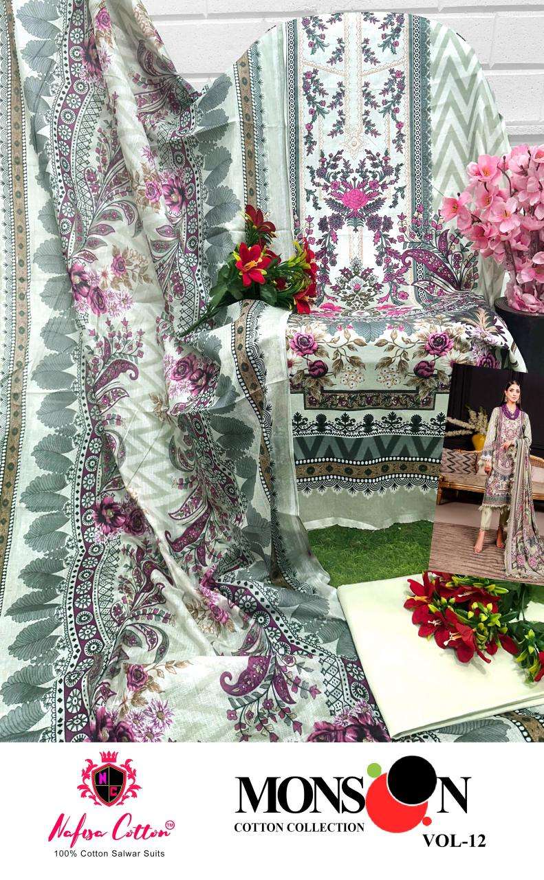 NAFISA COTTON MONSOON COTTON COLLECTION VOL 12 