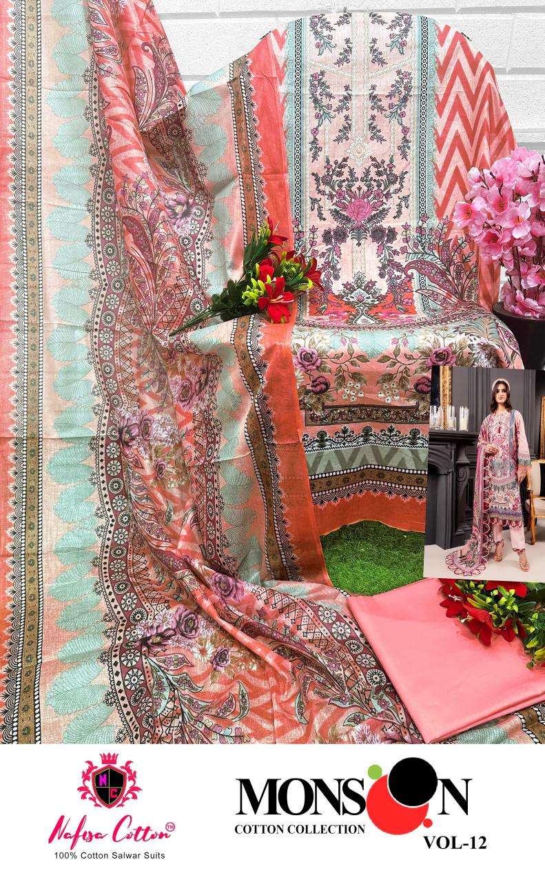 NAFISA COTTON MONSOON COTTON COLLECTION VOL 12 