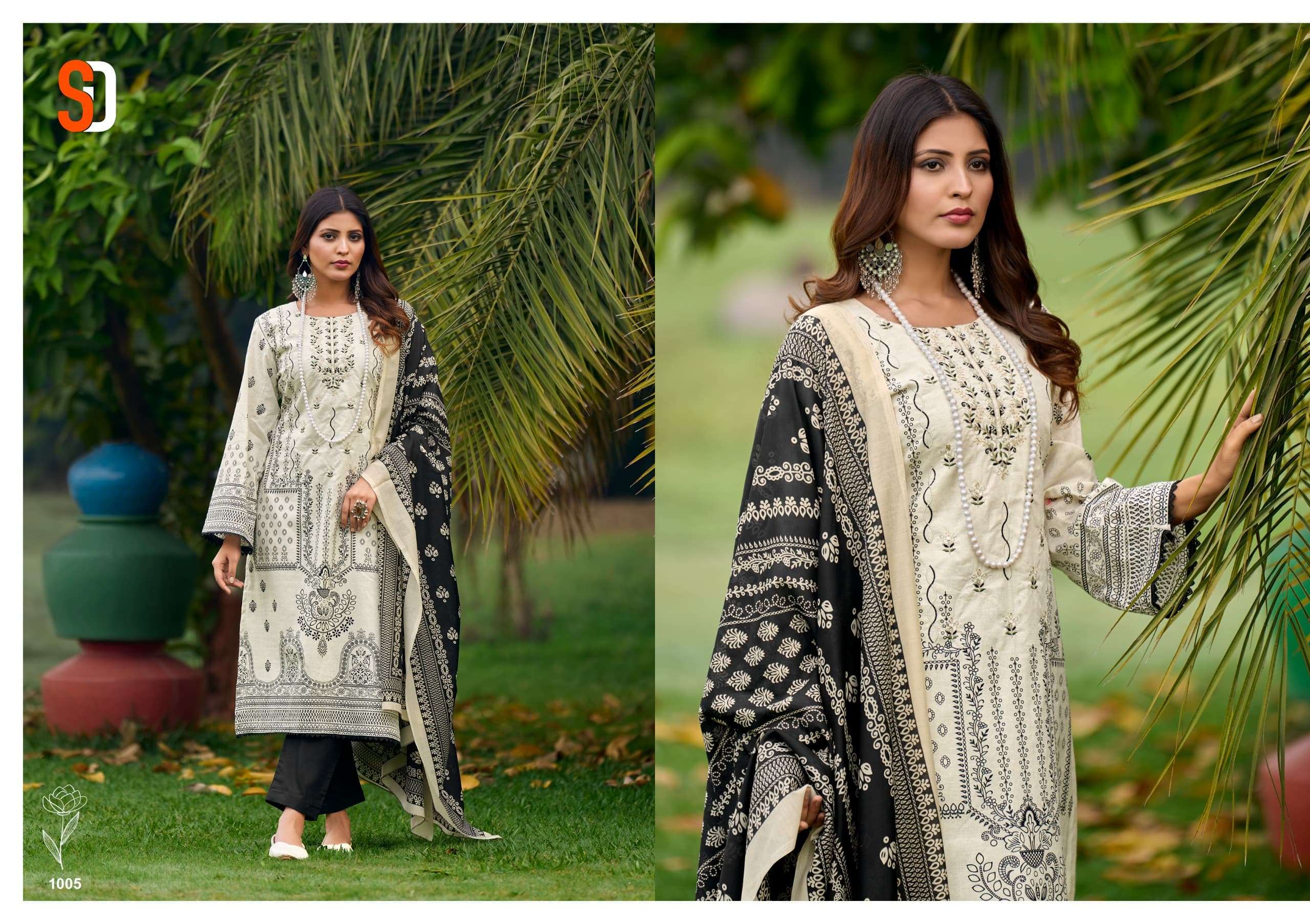 SHARADDHA DESIGNER BIN SAEED LAWN COLLECTION VOL 6 NX