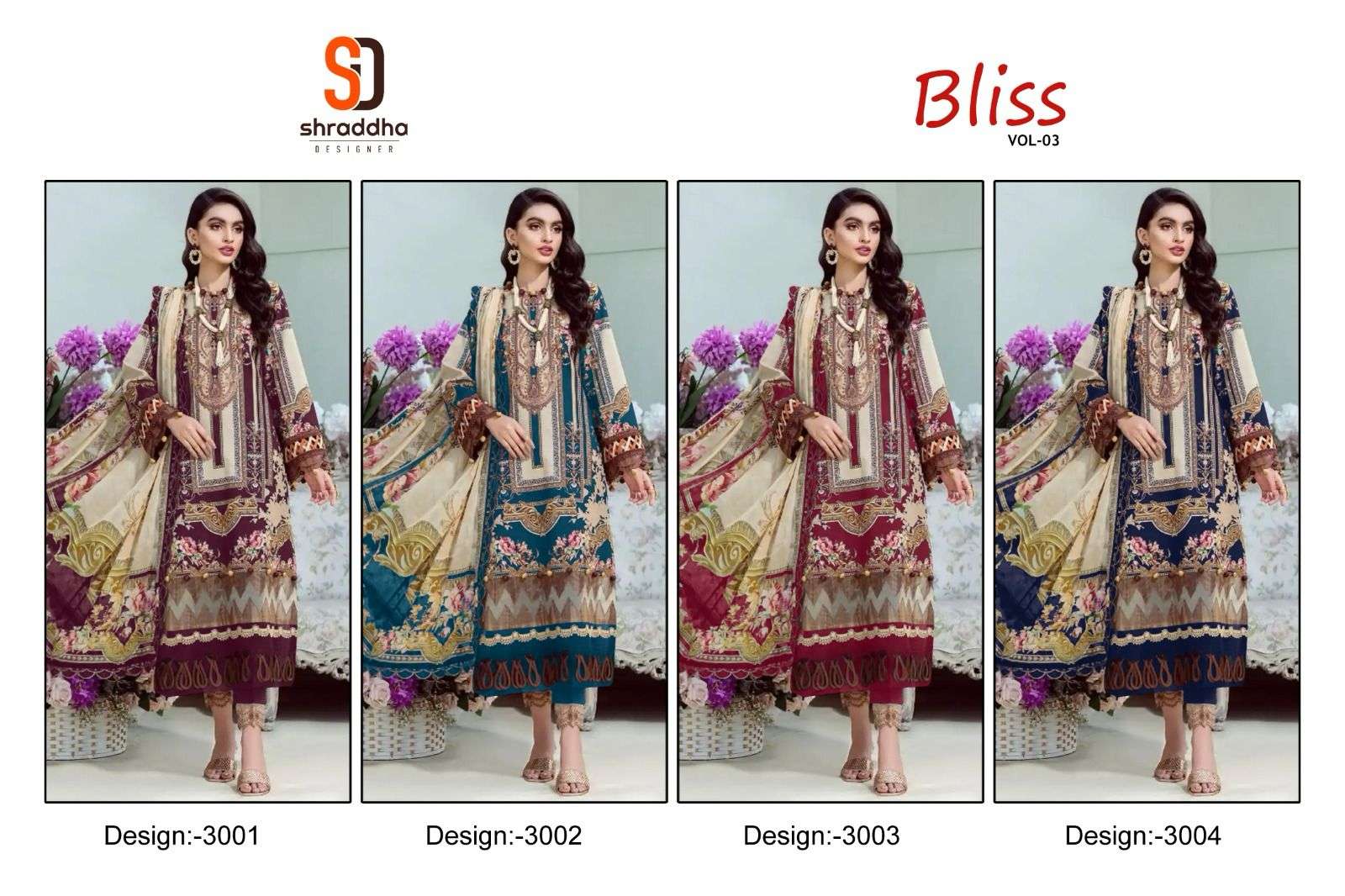SHARADDHA DESIGNER BLISS VOL 3 