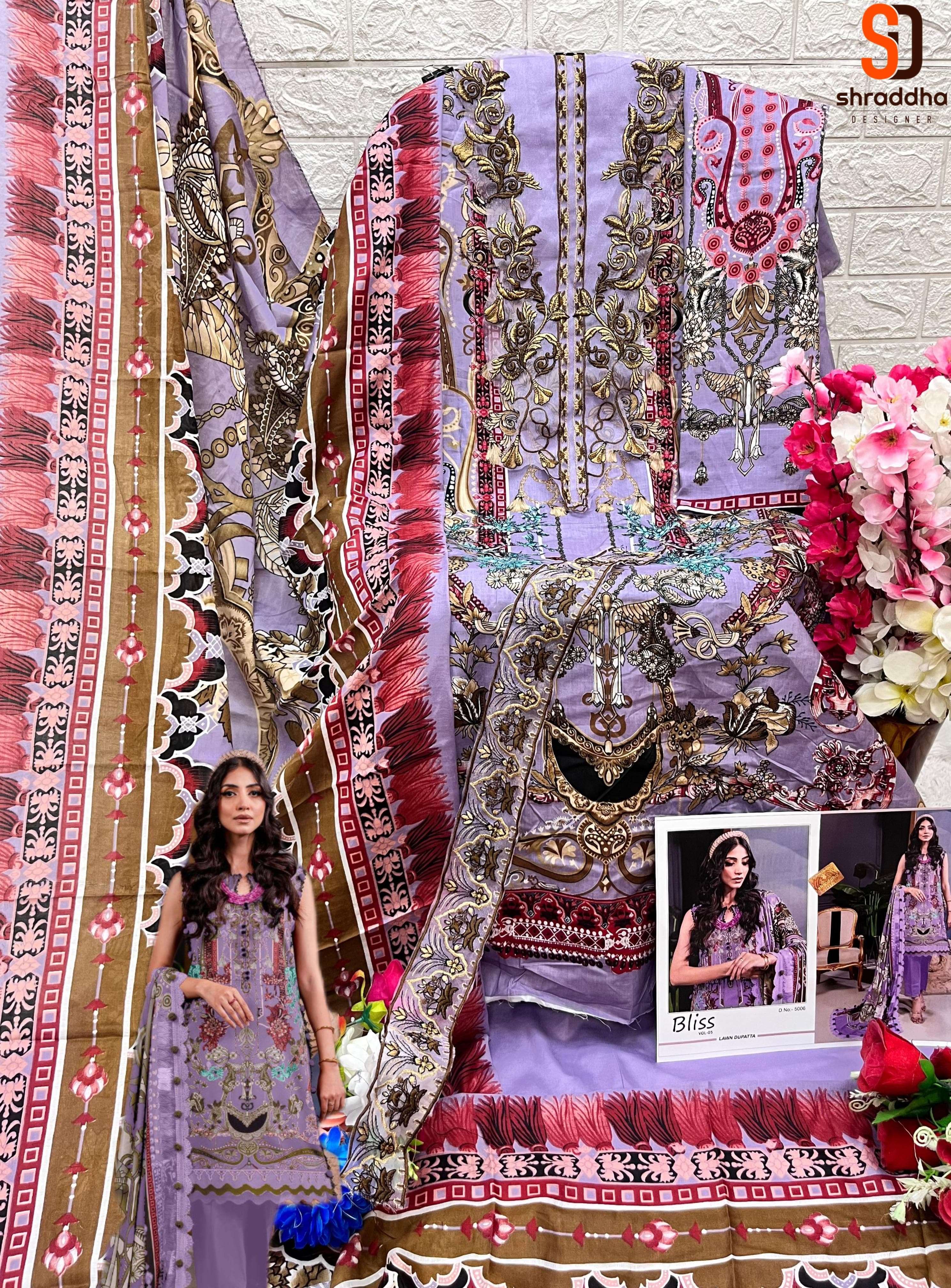 SHRADDHA DESIGNER BLISS VOL 5 