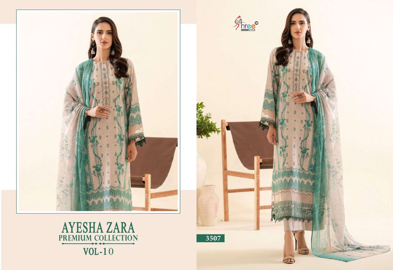 SHREE FAB AYESHA ZARA PREMIUM COLLECTION VOL 10