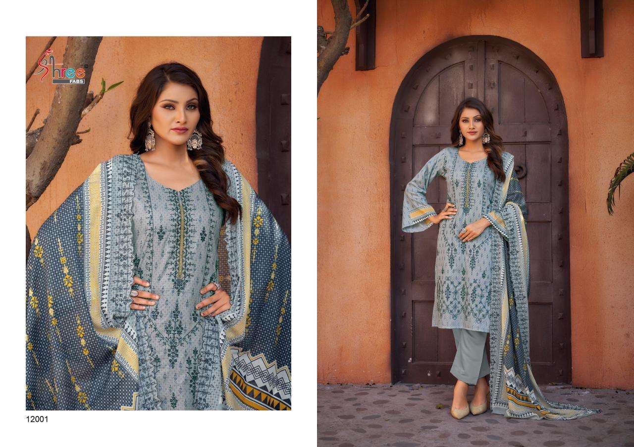 SHREE FABS BIN SAEED LAWN COLLECTION VOL 12 