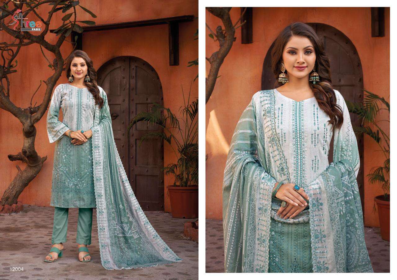 SHREE FABS BIN SAEED LAWN COLLECTION VOL 12 
