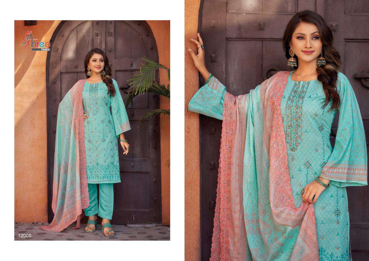 SHREE FABS BIN SAEED LAWN COLLECTION VOL 12 