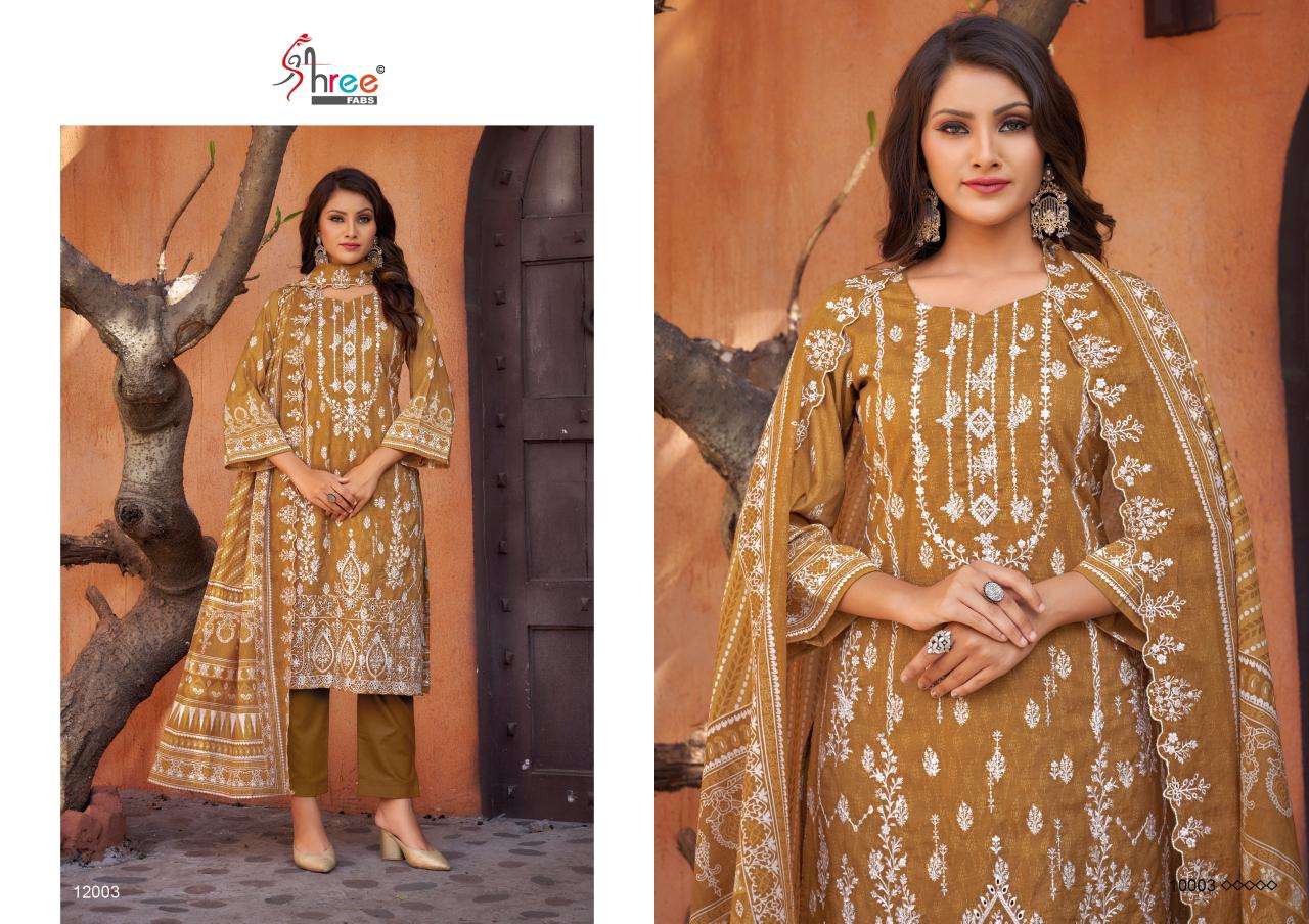 SHREE FABS BIN SAEED LAWN COLLECTION VOL 12 