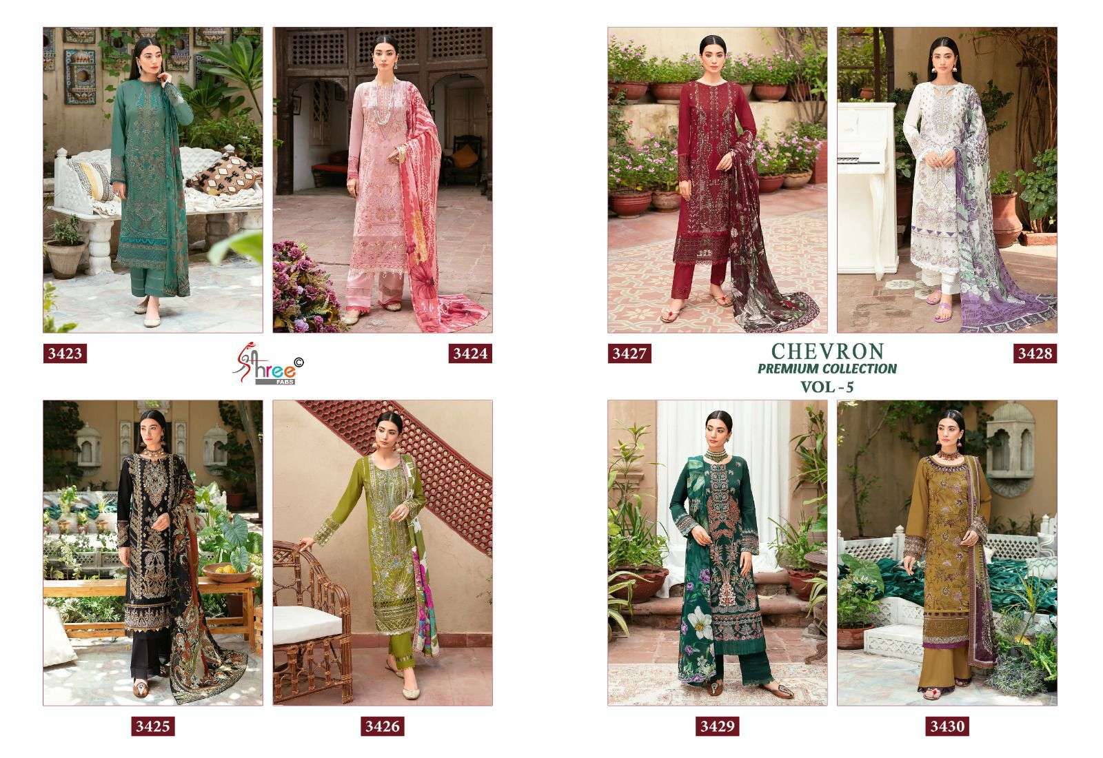 SHREE FABS CHEVRON PREMIUM COLLECTION VOL 5
