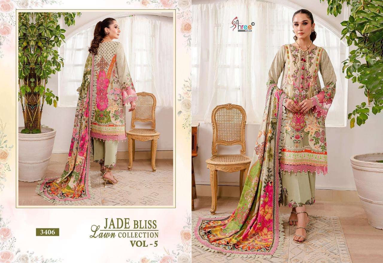 SHREE FABS JADE BLISS LAWN COLLECTION VOL 5