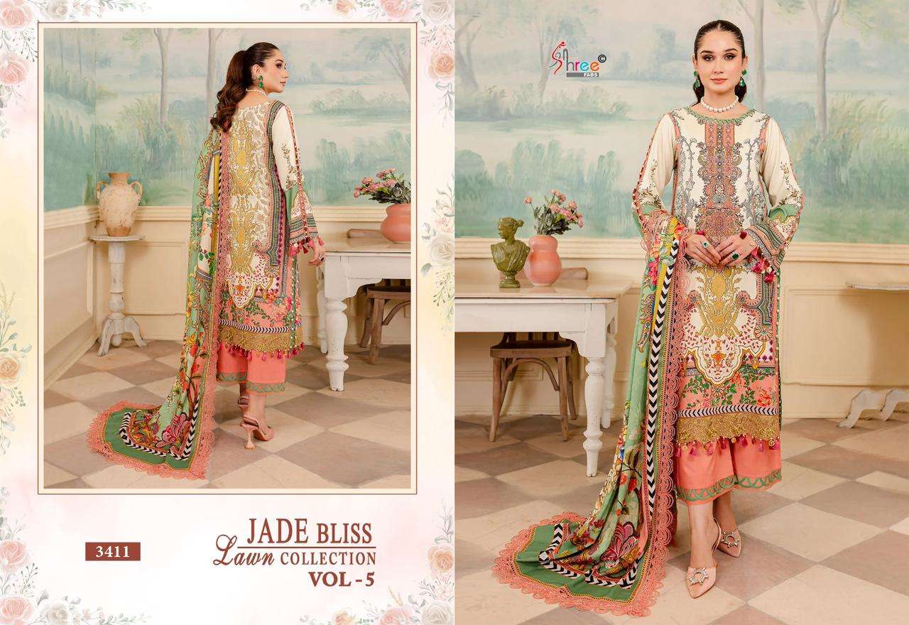 SHREE FABS JADE BLISS LAWN COLLECTION VOL 5