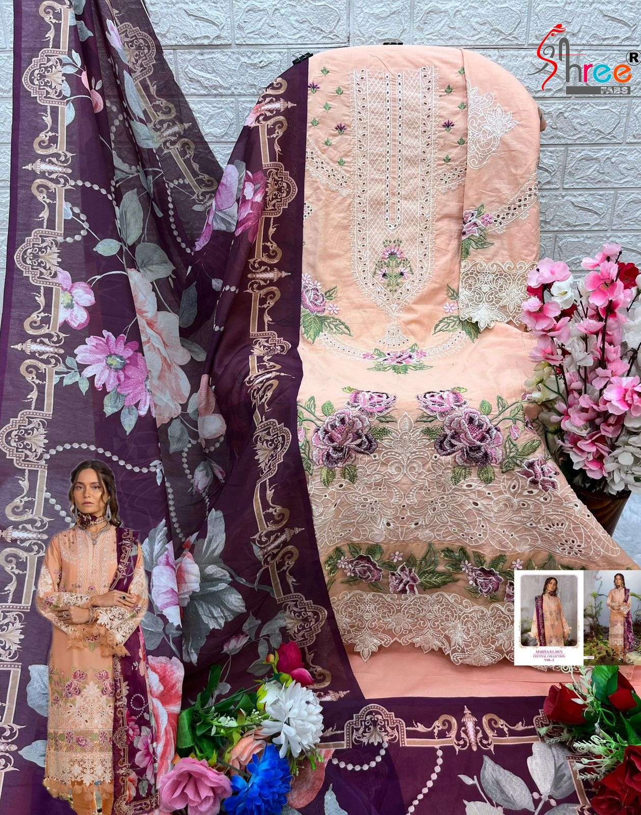 SHREE FABS MARIYA B LAWN FESTIVAL COLLECTION VOL 2