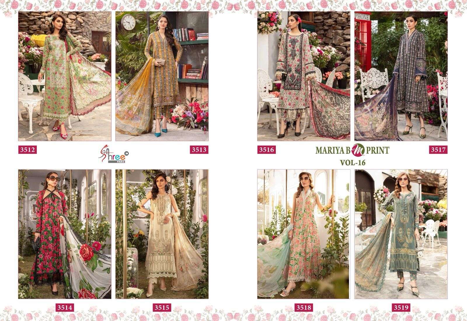 SHREE FABS MARIYA B M PRINT VOL 16