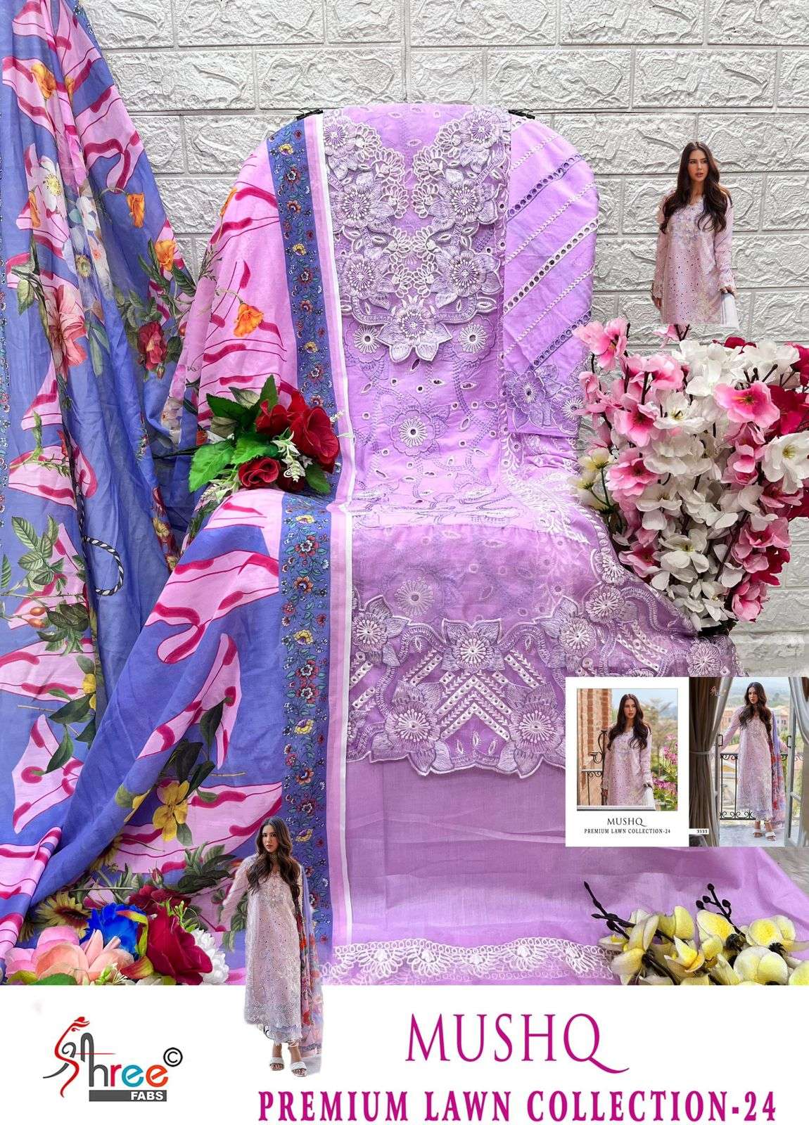 SHREE FABS MUSHQ PREMIUM LAWN COLLECTION 24