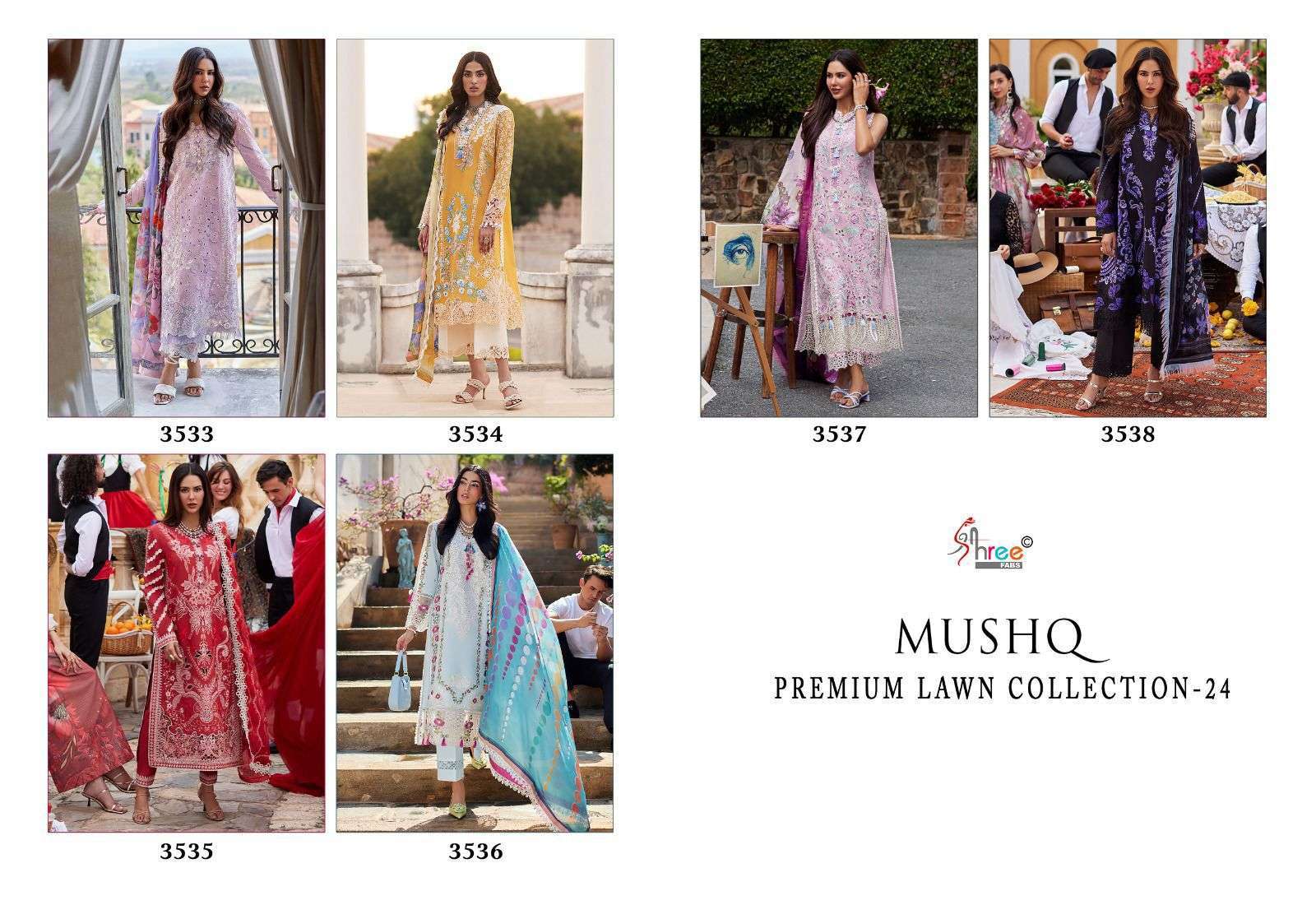 SHREE FABS MUSHQ PREMIUM LAWN COLLECTION 24