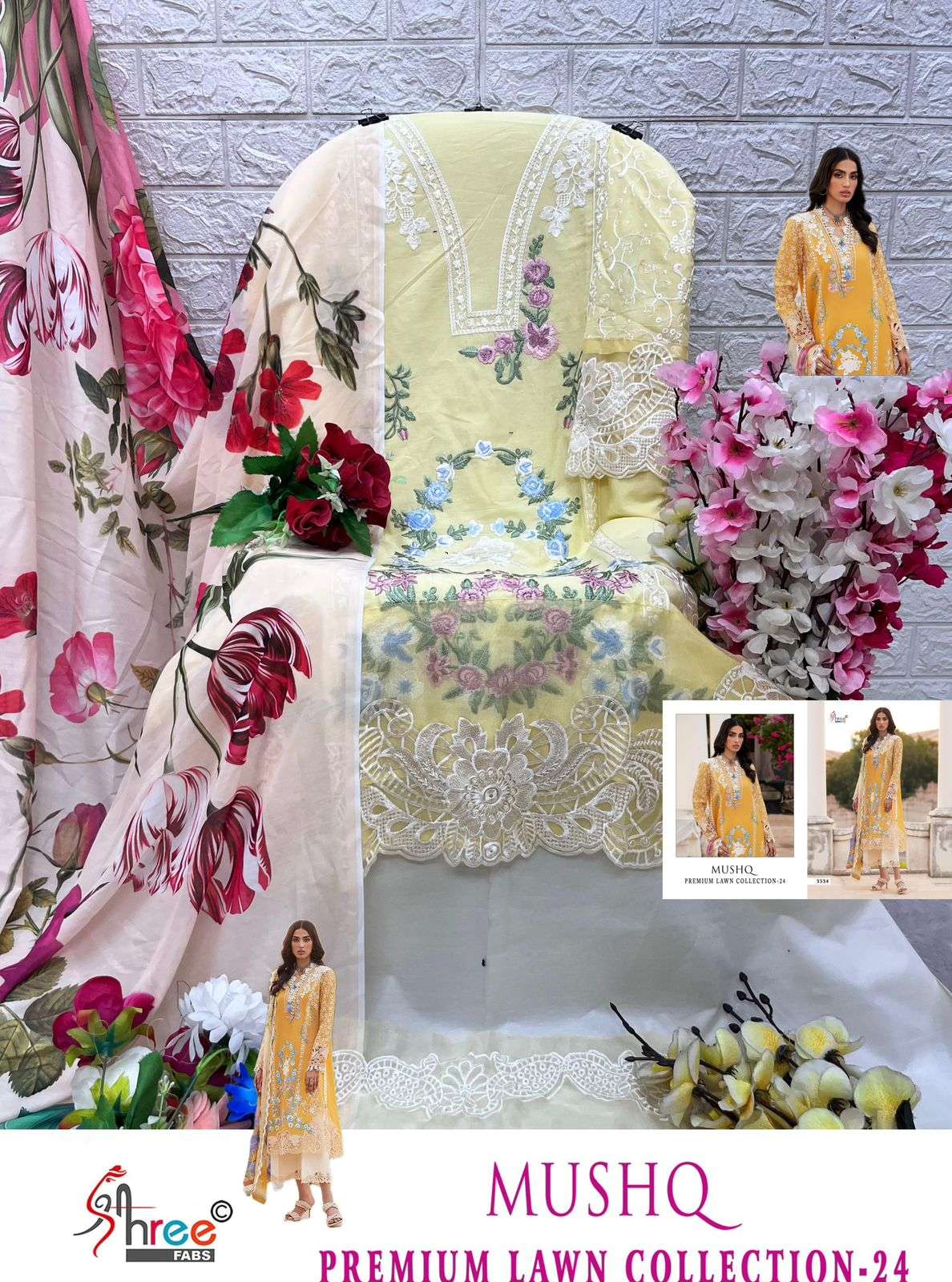 SHREE FABS MUSHQ PREMIUM LAWN COLLECTION 24
