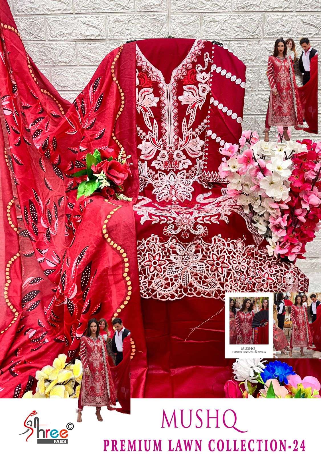SHREE FABS MUSHQ PREMIUM LAWN COLLECTION 24