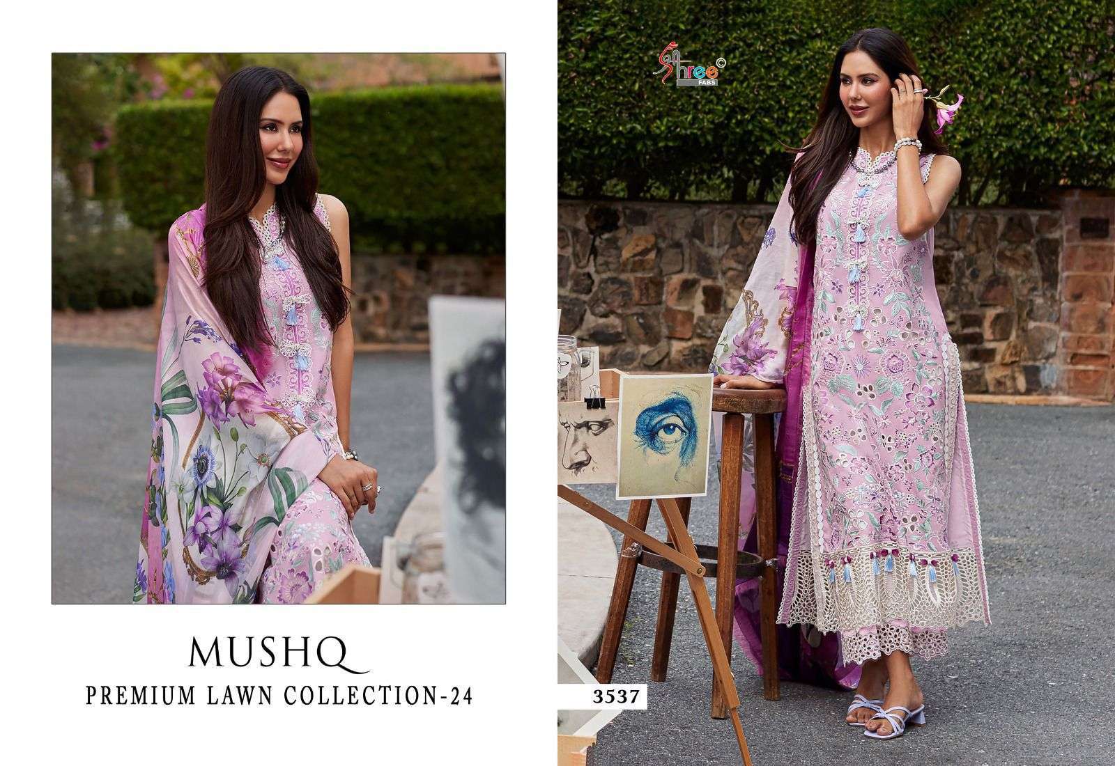 SHREE FABS MUSHQ PREMIUM LAWN COLLECTION 24