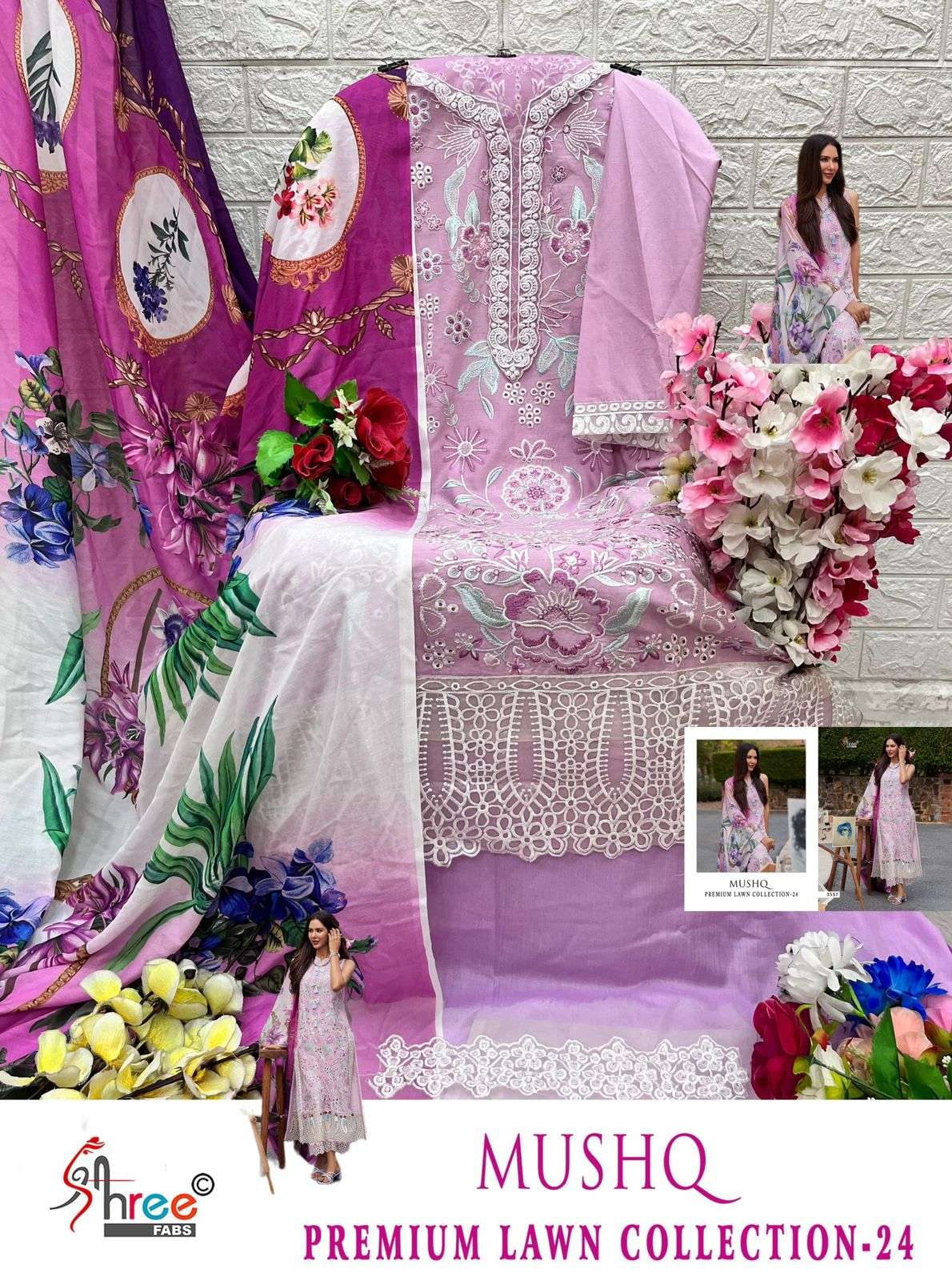 SHREE FABS MUSHQ PREMIUM LAWN COLLECTION 24