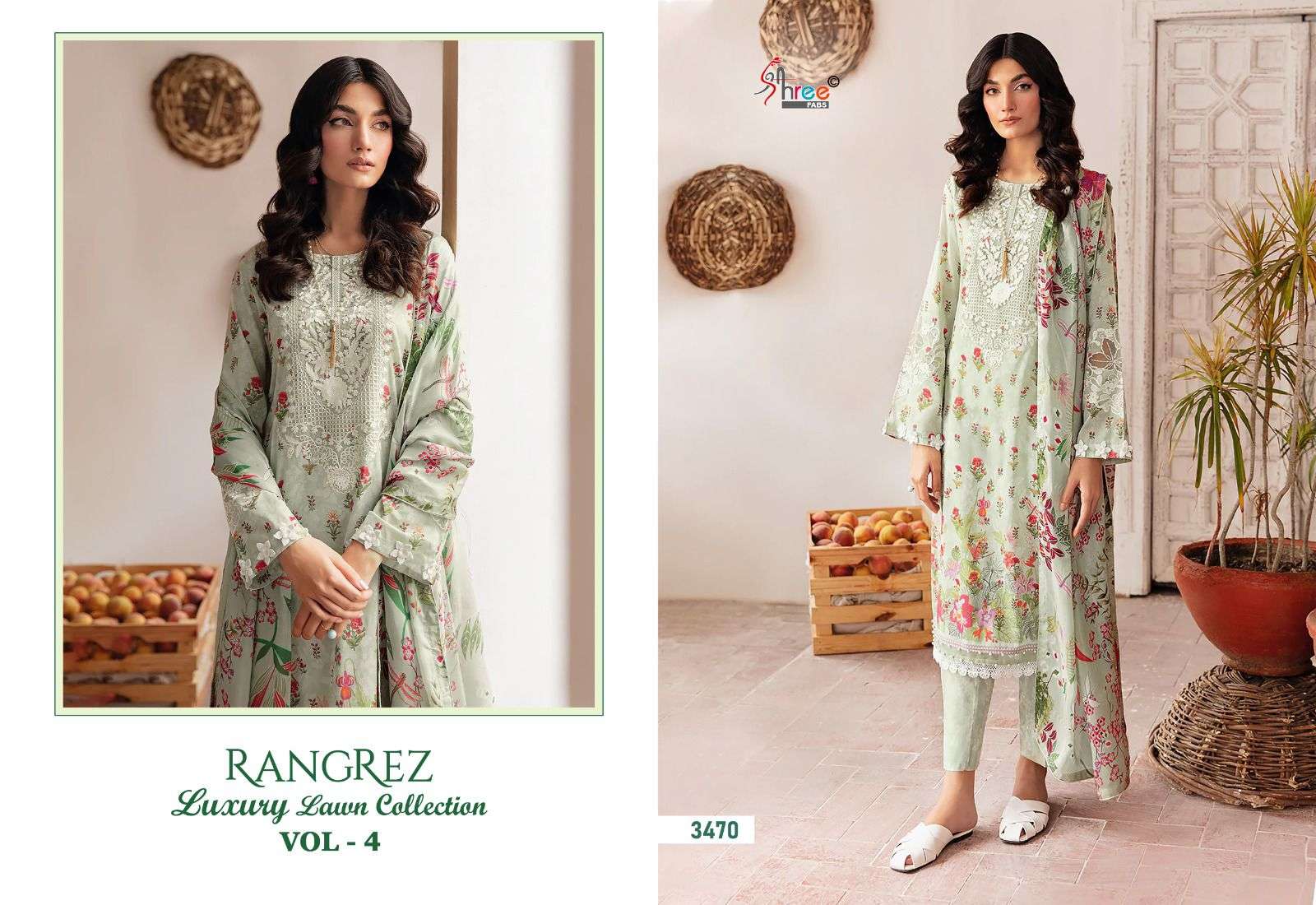 SHREE FABS RANGREZ LUXURY LAWN COLLECTION VOL 4