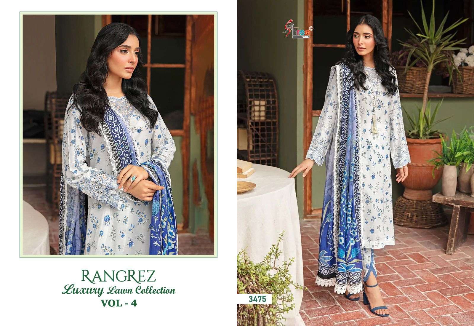 SHREE FABS RANGREZ LUXURY LAWN COLLECTION VOL 4