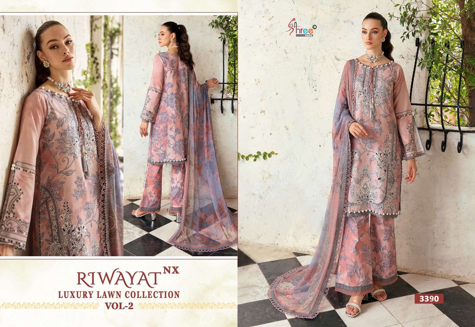 SHREE FABS RIWAYAT LUXURY LAWN COLLECTION VOL 2 NX 