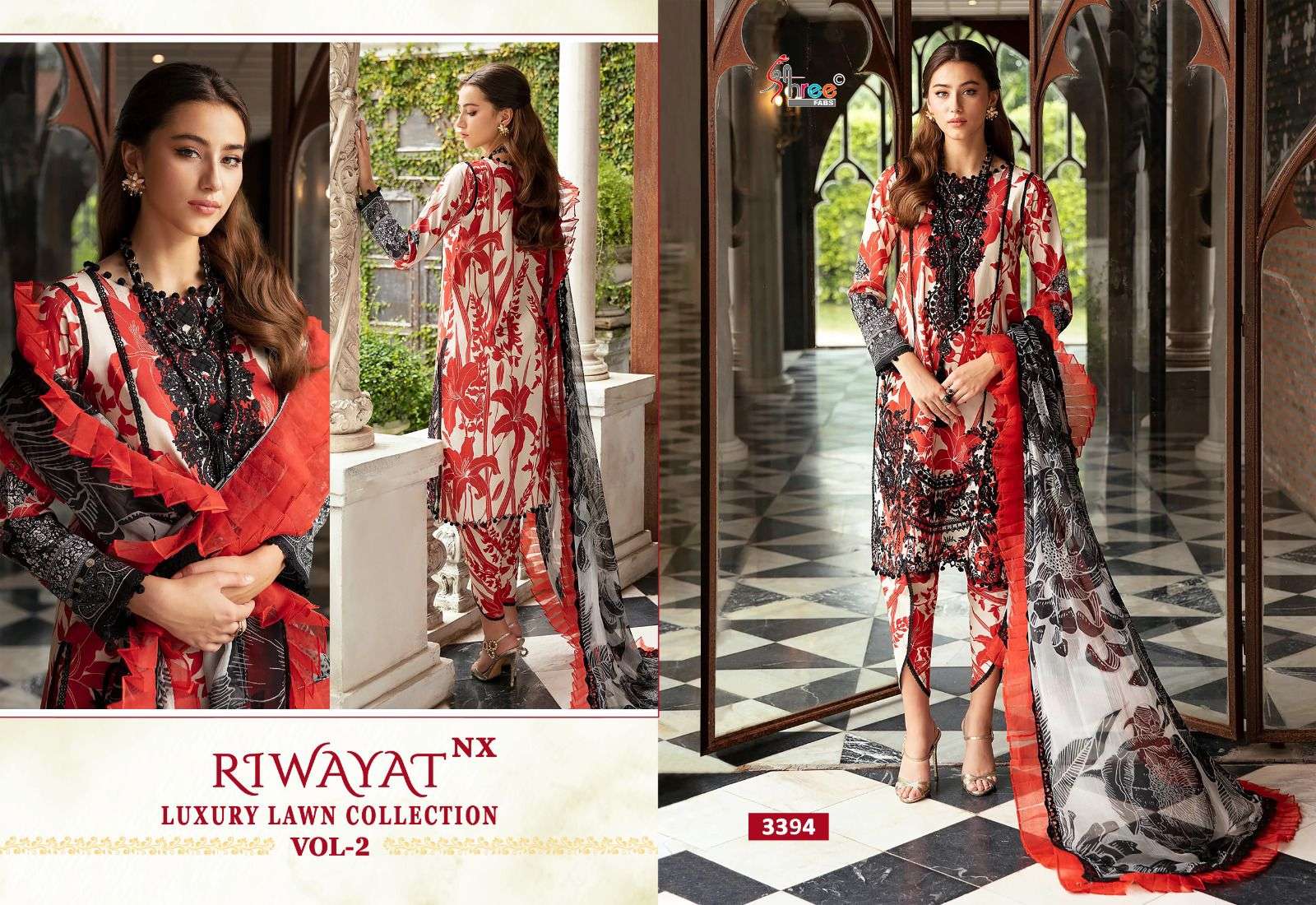 SHREE FABS RIWAYAT LUXURY LAWN COLLECTION VOL 2 NX 