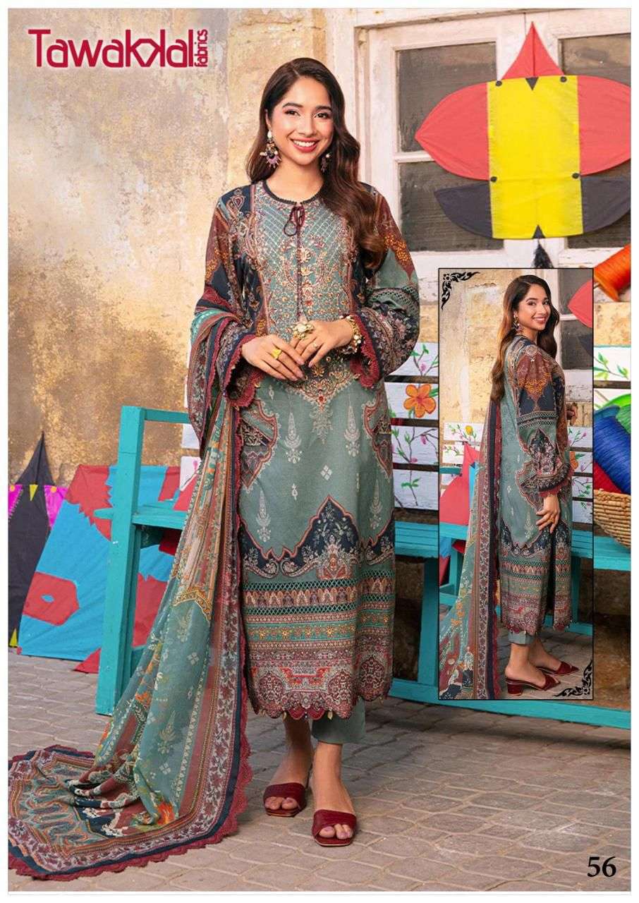 TAWAKKAL FABRICS MEHROZ LUXURY HEAVY COTTON COLLECTION VOL 6