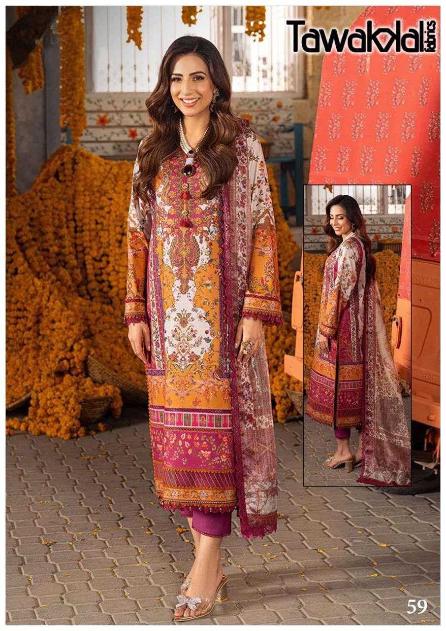 TAWAKKAL FABRICS MEHROZ LUXURY HEAVY COTTON COLLECTION VOL 6