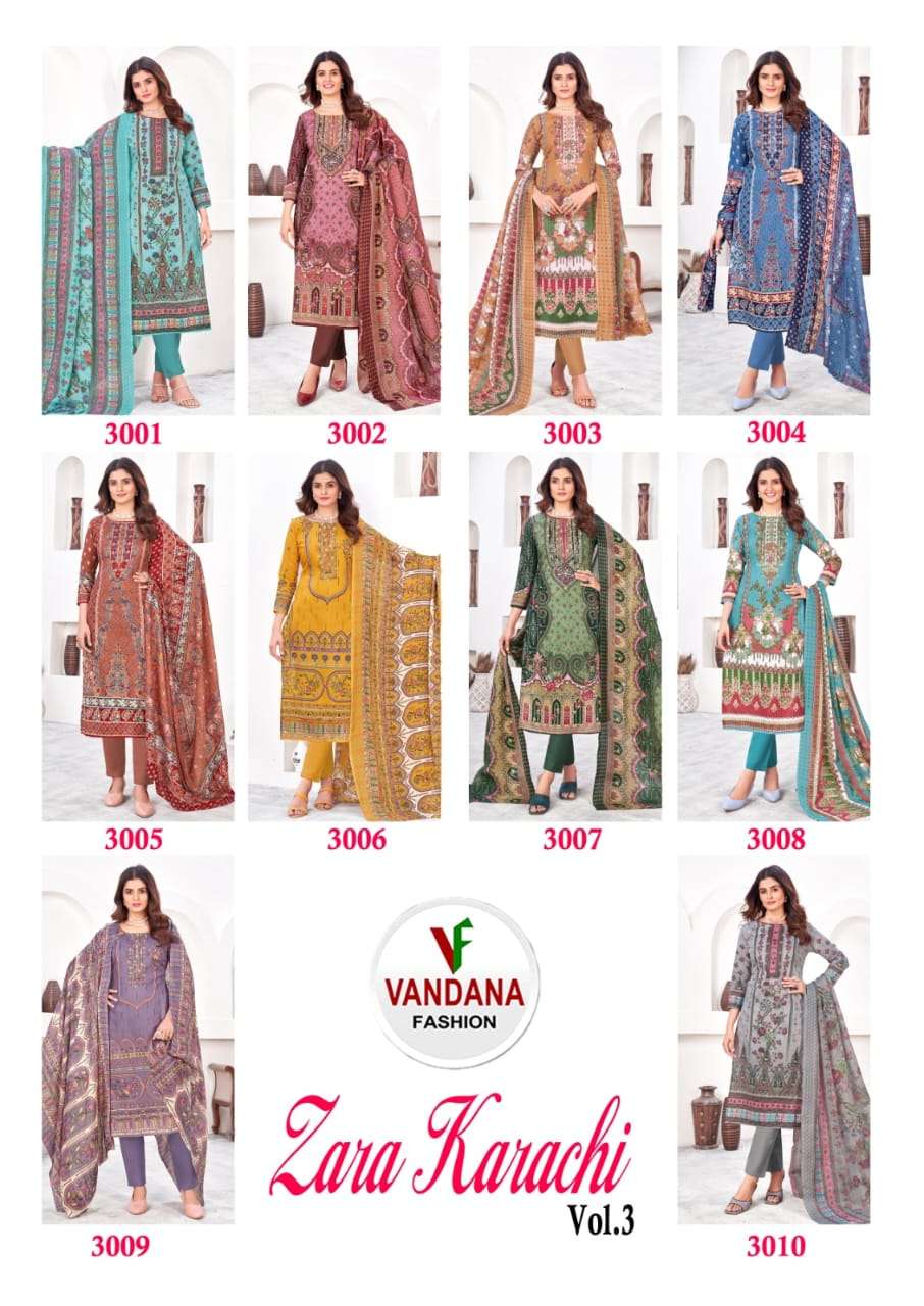 VANDANA FASHION ZARA KARACHI VOL 3