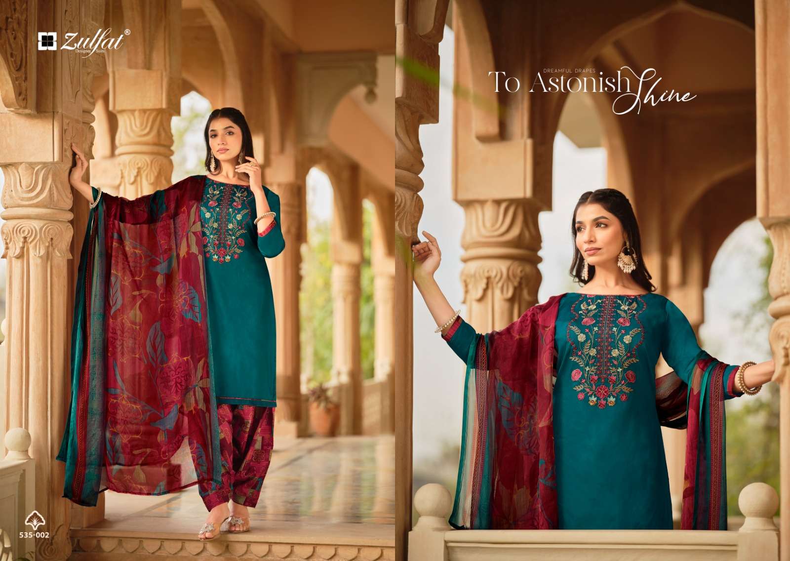 ZULFAT DESIGNER SUITS ASHNOOR 