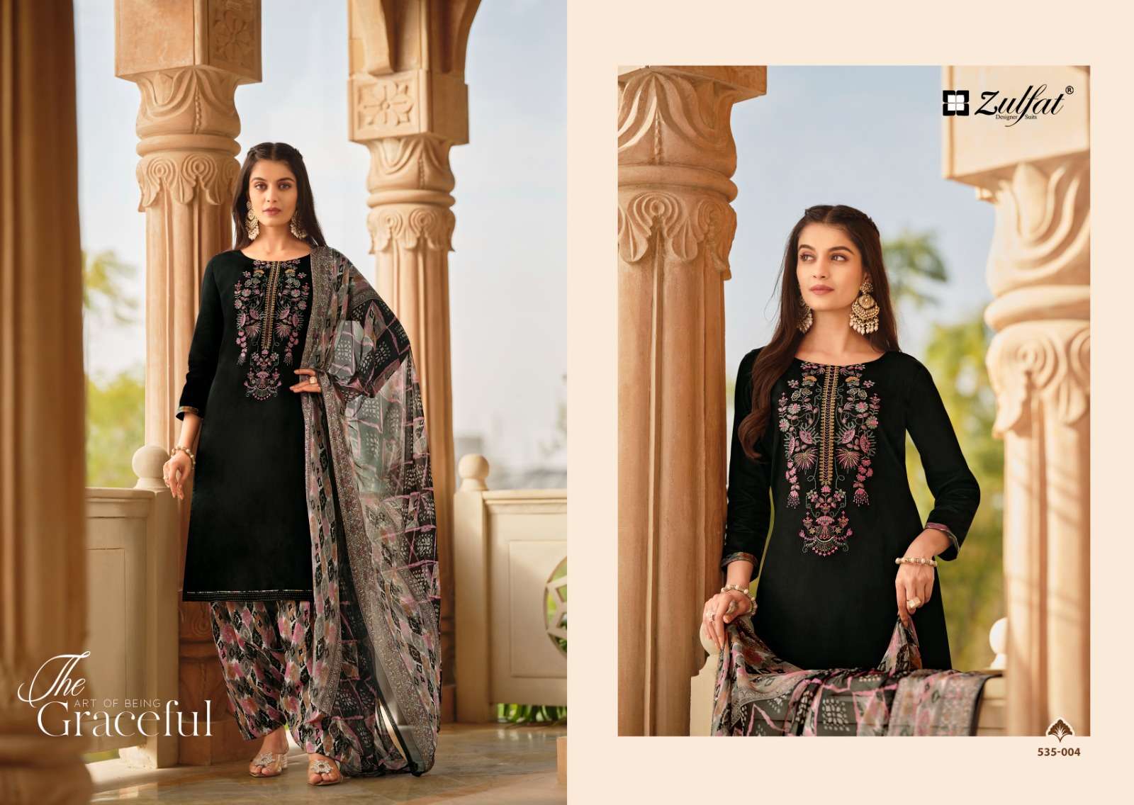ZULFAT DESIGNER SUITS ASHNOOR 