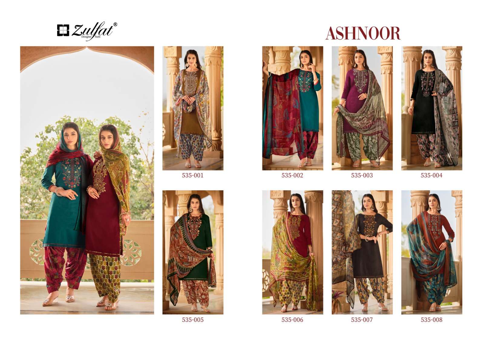 ZULFAT DESIGNER SUITS ASHNOOR 