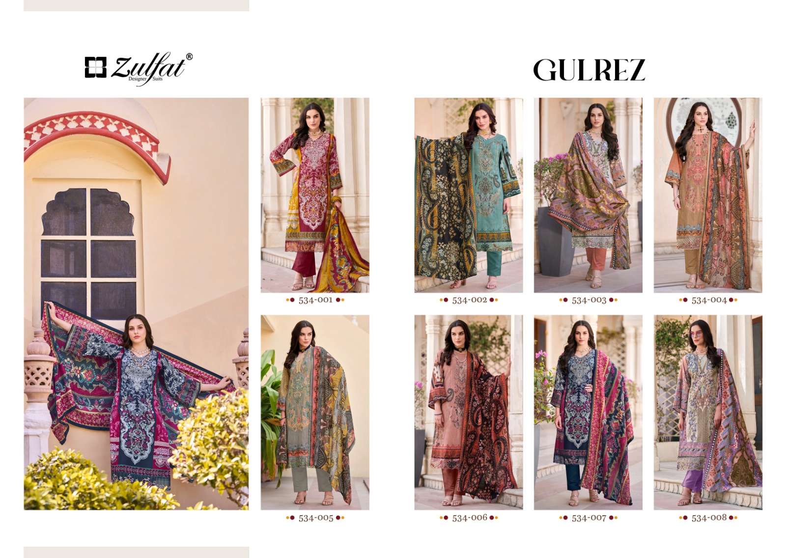 ZULFAT DESIGNER SUITS GULREZ